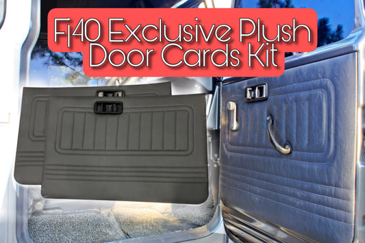 Fj40 Exclusive Plush Door Cards Kit 1974-1984