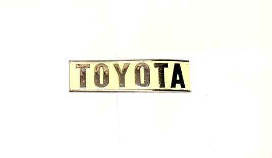 Rear TOYOTA Curved emblem (j40)